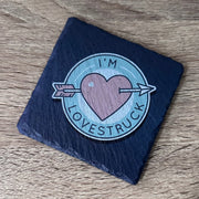 Valentine's Day Slate Coaster - I'm Lovestruck - GameOn.games