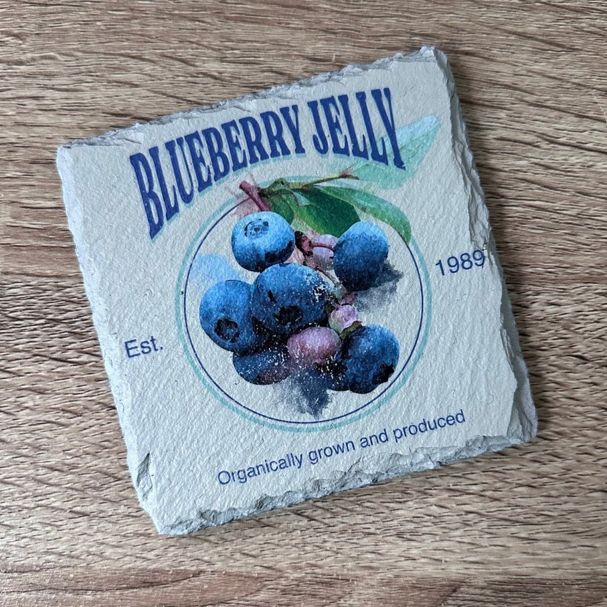 Vintage Fruit Slate Coasters - Blueberry Jelly - GameOn.games