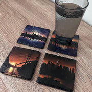 Worldwide City Slate Coasters - Paris - GameOn.games