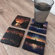 Worldwide City Slate Coasters - San Francisco - GameOn.games