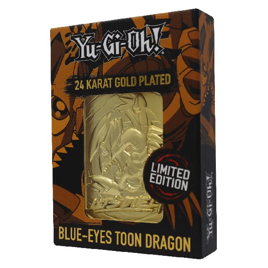 Yu-Gi-Oh! Blue Eyes Toon Dragon - 24k Gold Plated Limited Edition Ingot - GameOn.games