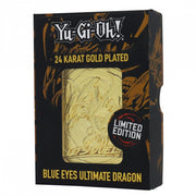 Yu-Gi-Oh! Blue Eyes Ultimate Dragon - 24k Gold Plated Limited Edition Ingot - GameOn.games