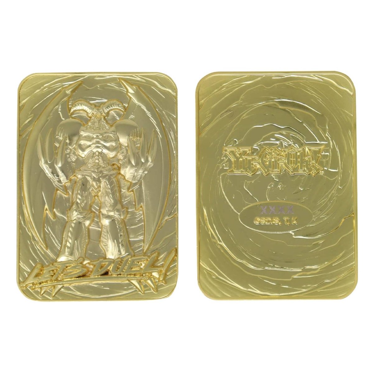 Yu-Gi-Oh! Summoned Skull - 24k Gold Plated Limited Edition Ingot - GameOn.games